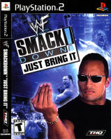 ? แผ่นเกมส์ PS2 ? WWF SmackDown! Just Bring It ⚔️ PlayStation 2