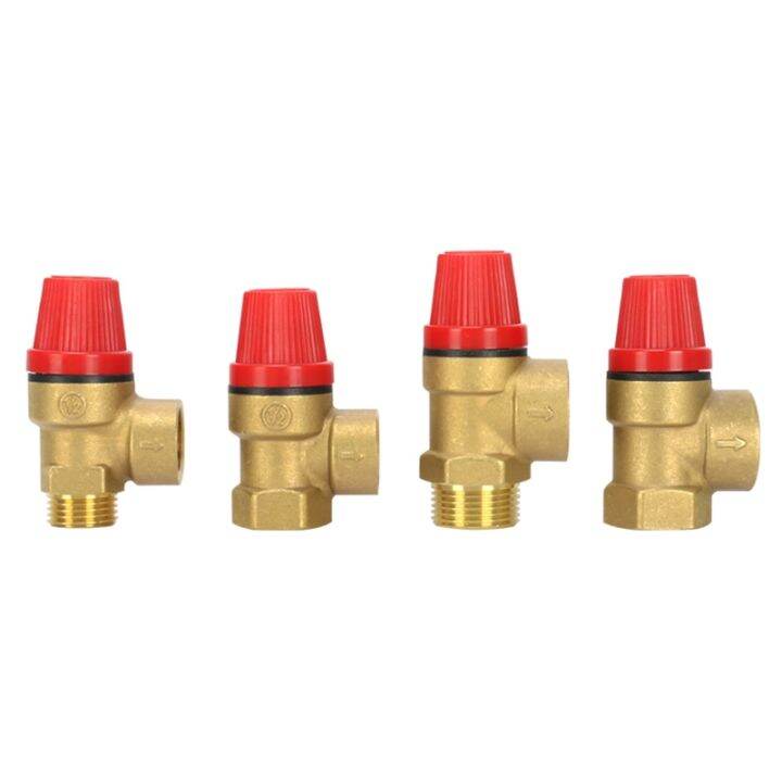 1/2 quot; 3/4 BSP Female Male Thread Brass Safety Release Valve