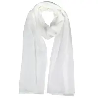 Fashion Ladies White Soft Long Large Chiffon Scarf Neck Head Wrap