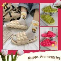 Korean? รองเท้าแตะยางนิ่ม แต่งลายหนาม มี 5 สี เบอร์ 36-41 (146)