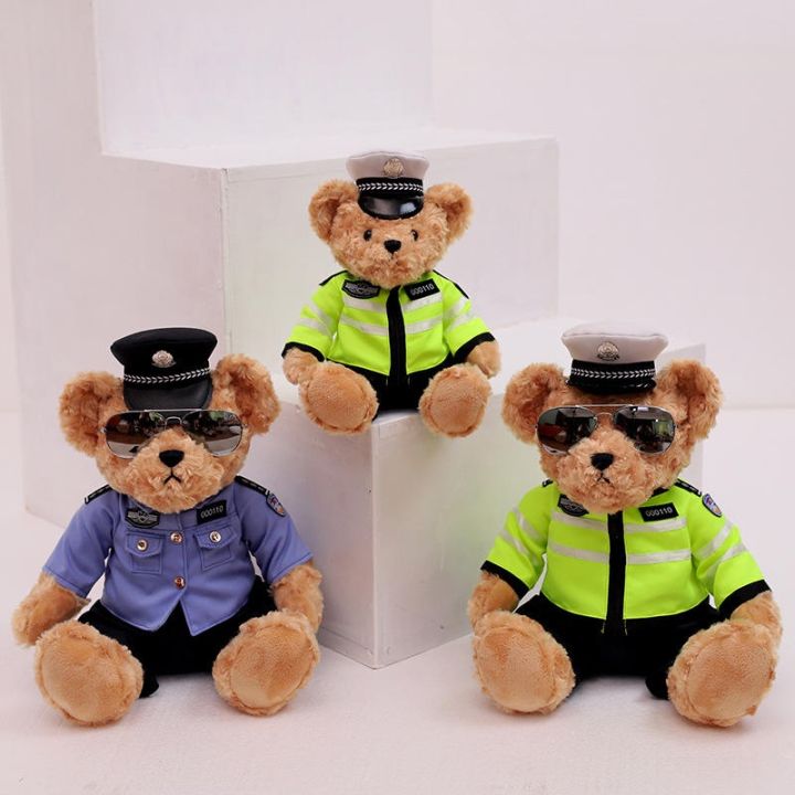 police-teddy-bear-plush-toy-teddy-bear-doll-web-celebrity-bear-doll-traffic-police-fighters-hold-pillow-bear-doll-gifts-bear