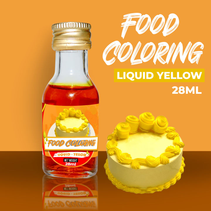 Food Coloring Liquid - Yellow 28ml | Lazada PH