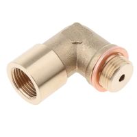 Universal Brass Fitting M18 x 1.5 Connector Plug Kit Exhaust 90 Degree O2 Oxygen Sensor Spacer Extender Tools Oxygen Sensor Removers