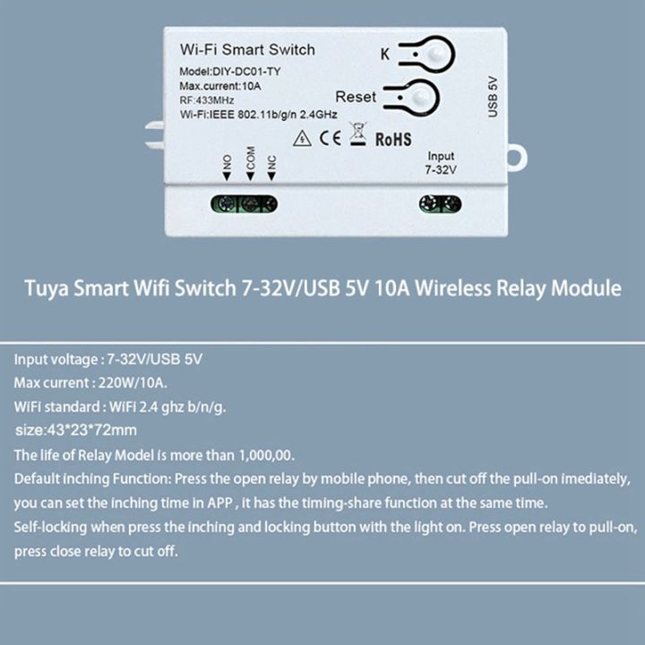 smart-switch-tuya-wifi-diy-timer-remote-1ch-7-32v-usb-5v-2-4g-wifi-smartlife-home-automation-module-for-alexa-iftt
