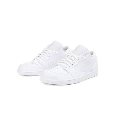 [HOT] ✅Original NK* Ar J0dn 1 Low Sneakers Classic All-Match White Shoes Trend Basketball Shoes R Skateboard Shoes