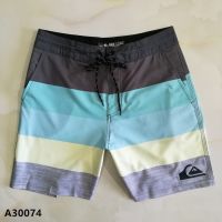 【Ready stock】Quiksilver กางเกงว่ายน้ำขาสั้นผู้ชาย กางเกงชายหาด กันน้ำ Size30-38 รุ่น A30074