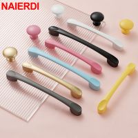 【LZ】❉  NAIERDI Aluminum Alloy Children Room Furniture Handles Rural Color Cartoon Cabinet Handle Drawer Wardrobe Garden Door Handle