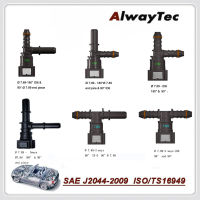 Fuel Line Quick Connector K Type Hose Connector และ T Type 3 Way Quick Release Connect สำหรับ Auto Hose Coupler