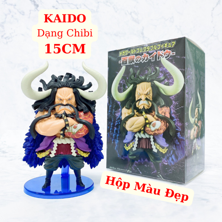 Mô Hình Kaido Chibi:
Bạn có yêu thích nhân vật Kaido trong anime One Piece? Với mô hình Kaido Chibi, bạn sẽ được sở hữu một món đồ chơi vô cùng đáng yêu của nhân vật tàn ác nhất trong thế giới đại dương. Chất liệu bền chắc và thiết kế chibi thú vị, mô hình Kaido Chibi sẽ khiến bạn cảm thấy hài lòng và đáng yêu.