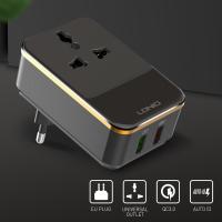 Mybeloved อะแดปเตอร์ LDNIO SC1205 30W Adapter 2 IN 1 Travel Converter adapter mobile charger