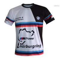 M-Power BMW 2023 Camiseta Summer Maglietta Nurburgring printed T-shirt, suitable for outdoor sports fashion versatile t-shirt