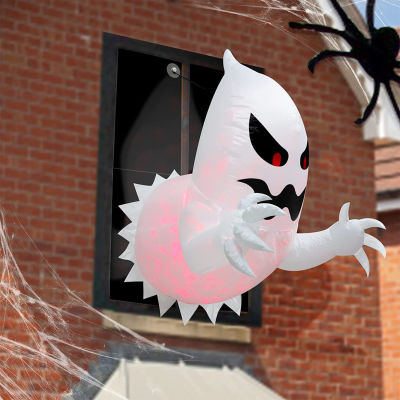 Inflatable Halloween Decorations Ghost Coming Out of the Window Large Ornament Indoor Outdoor Decor