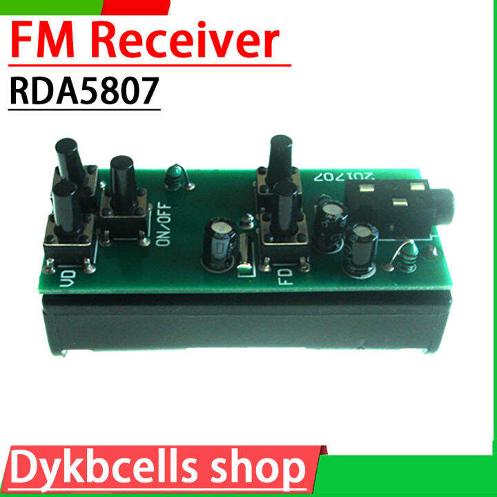 DSP RDA5807 FM Stereo Receiver Board FM Radio Module FOR broadcast campus powered Lazada PH
