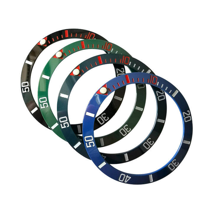 38MM Oblique Digital Ceramic Watch Bezel Fivecolor Optional