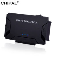 CHIPAL 3 in 1 SATA to USB IDE Adapter USB 3.0 to SATA IDE ATA Data Converter for PC Computer 2.5" 3.5" SSD HDD + Power Cable