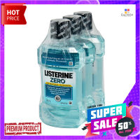 ลิสเตอรีน น้ำยาบ้วนปาก คูลมิ้นท์ ซีโร่ ขนาด 250 มล. แพ็ค 3 ขวดListerine Mouthwash Cool Mint Zero Alcohol 250 ml x 3