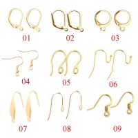 20pcs/lot(10pairs) Gold Stainless Steel DIY Earring Findings Clasps Hooks Jewelry Making Accessories Earwire