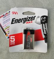 ENERGIZER MAX 9V BATTERIES 522-9V Energizer Max 1ก้อน ถ่านอัลคาไลน์ เอ็นเนอร์ไจเซอร์แม็กซ์