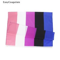 Eas 90X150cm LGBT Genderqueer Genderfluid Gender Fluid Pride Flag For Decoration Ate