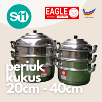 Eagleware หม้ออบไอน้ำ/หม้อนึ่งนกอินทรีสูง Dia 22เซนติเมตร-40เซนติเมตรครัวเครื่องมือ