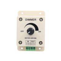 ✿◈ 8A Single Color Knob Dimmer 12V 24V LED Rotary Wall LED Dimmer Switch popular in Led Controller Dimmers