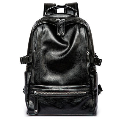 Men Backpack pu Male Laptop Backpack Travel Backpacks Waterpoof Male Fashion BagPack Schoolbag For Men