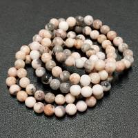 ข้อมือหินแจสเปอร์ม้าลายสีชมพู Pink zabra jasper