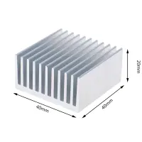 baoda Heatsink อลูมิเนียมสำหรับ LED IC Chip ระบายความร้อนหม้อน้ำความร้อน