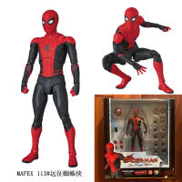 ภาพยนตร์อะนิเมะ MAFEX No.113 การเดินทางของวีรบุรุษ สไปเดอร์แมน อัพเกรดชุดรบ ตุ๊กตาเคลื่อนย้ายได้ ทำมือ ~