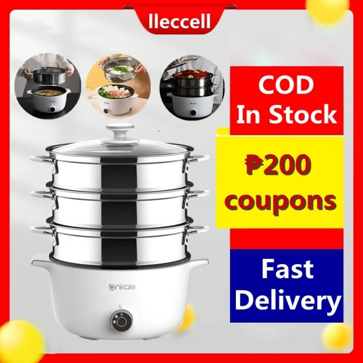 steamer big on sale 6L 3layer large capacity Multi electric steamer