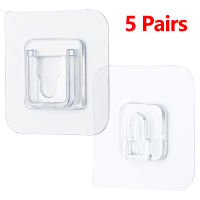 Double-Sided Adhesive Wall Hooks Hanger Strong Transparent Suction Cup Wall Holder ForBathroom bedroom Photo framegrass