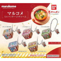 ? Sile Toy Store~ Japan Bandai Bandai Marubeni Yixiu Seasoning Marukome Miso Soup Gashapon Micro Model Pendant