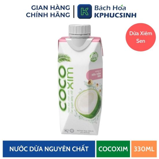 Nước dừa cocoxim sen 330 ml - ảnh sản phẩm 5