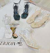 3-5 8 HOÀN TIỀN 25% GIÀY CAO GÓT NAGASHOES QUAI MẢNH BUỘC DÂY 7CM NAC212