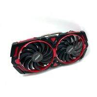 ต้นฉบับสำหรับ MSI RX580เกราะ MK2กราฟฟิคการ์ดสองท่อความร้อน53X53MM สนาม