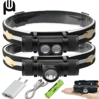 100000 Lm High Power Mini Led Headlamp XM L2 Usb Head Lamp 18650 Rechargeable Mini Headlight Head Torch 18650 Hunting Headlight