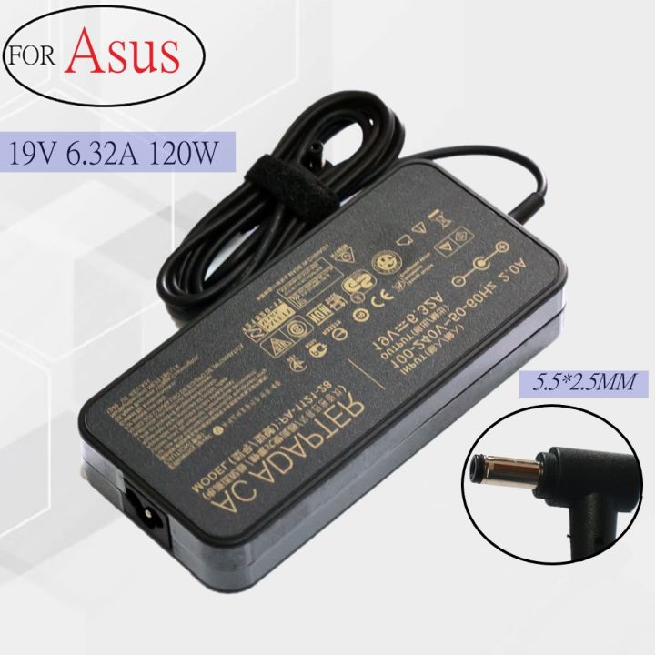 19V 6.32A 120W 5.5x2.5mm Charger Laptop Power Adapter for Asus PA-1121-28 A15-120P1A ADP-120RH B ASUS N750 G50 N53S N55 Lazada PH