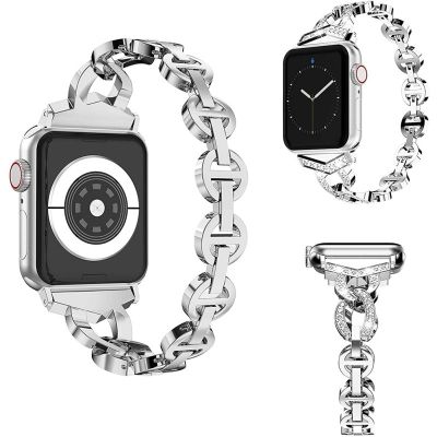 Adjustable Luxury Rhinestone Wrist Strap Case Watch Band Replacement Women Wristband Case For Apple Watch SE Series 6 5 4 3 2 1
