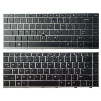 New US Laptop Keyboard for for HP EliteBook 840 G5 846 G5 745 G5 gray frame