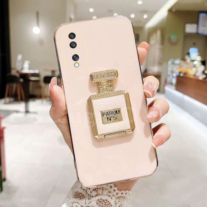 เคสมือถือกระจกซิลิโคนนิ่มดีไซน์น้ำหอมแม่พิมพ์กลม-honor-90-5g-honor-70-lite-ที่วางเลนส์-huawei-เคสป้องกัน-honor90-5g-เคสมือถือ-honor90ไลท์