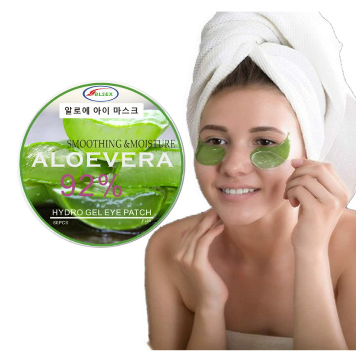 Korea 92 Aloe Vera Hydro Gel Eye Patch Mask Aloe Vera Gel Moisturizing