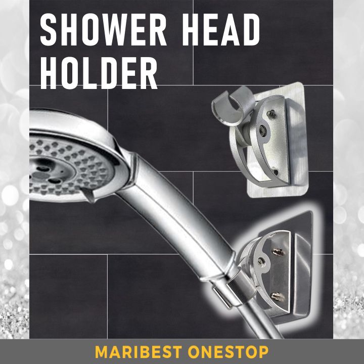US Bathroom Self-adhesive Handheld Shower Head Holder Adjustable Shower  Bracket