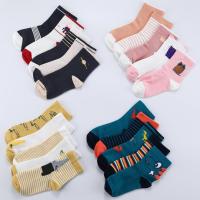 5 Pairs Baby Girls Socks Spring Summer Cotton Baby Cartoon Middle Tube Socks Baby Kids Socks for Children Boys Socks 1-12Y