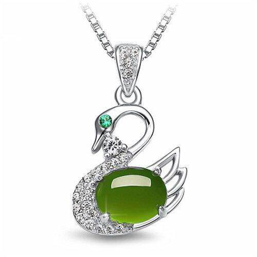 natural-hotan-jade-jasper-swan-pendant-925-silver-necklace-female-fashion-clavicle-chain-birthday-gift-for-girlfriend-d7zm