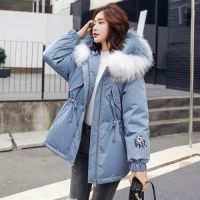 Brief paragraph down jacket in winter zipper long-sleeved thickening heavy hair P