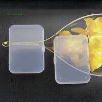 【Green~】Practical Plastic Clear Transparent Storage Box Organizer Holder Case Container