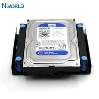 3.5 Hard Disk Shock Absorber Bracket with Mounting Screws for PC Case 3.5 HDD to 5.25 DVD ROM Bay Mounting Adapter