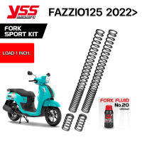 ชุดโหลดสปริงโช๊คหน้า YSS Fork Sport Kit Fazzio, Grand Filano ของแท้ ประกันศูนย์1ปี