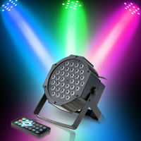 ส่งเร็วไฟ LED 36X3W RGB LED แบนราบเท่ากัน RGBW ผสมสี DJ Wash เวที Uplighting KTV ดิสโก้ DJ Lampu Hias DMX512