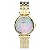 Timex TW2T78900 WOMEN S DRESS นาฬิกาข้อมือผู้หญิง  สายสแตนเลส Gold